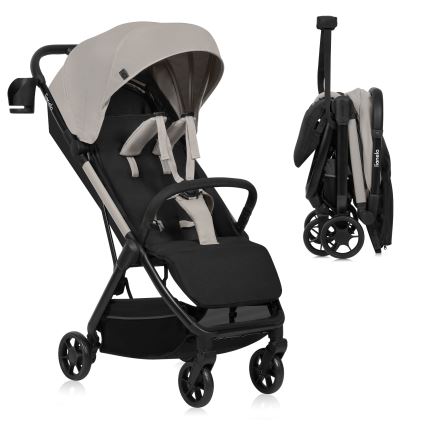 Lionelo - Cochecito deportivo JULIE AIR Beige Arena