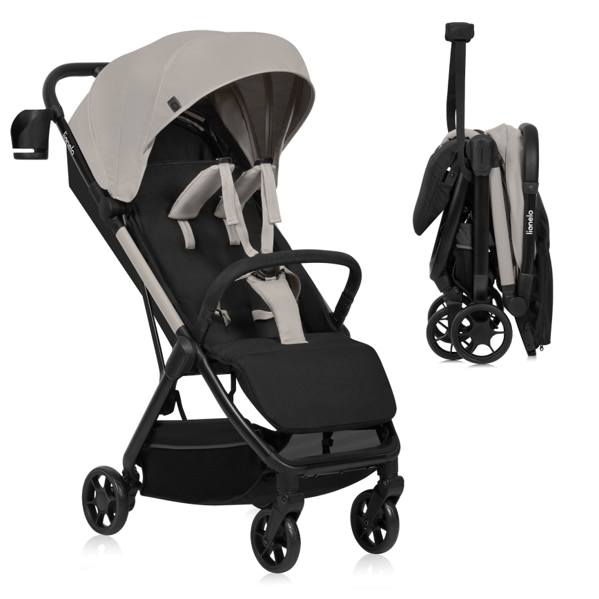 Lionelo - Cochecito deportivo JULIE AIR Beige Arena