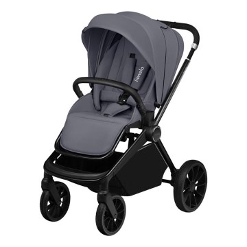 Lionelo - Cochecito deportivo MIKA PLUS Grey Stone