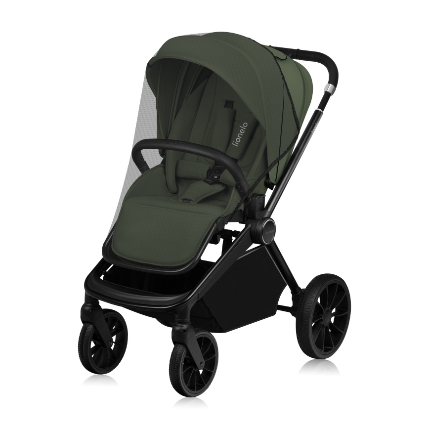Lionelo - Cochecito deportivo MIKA PLUS Verde Oliva