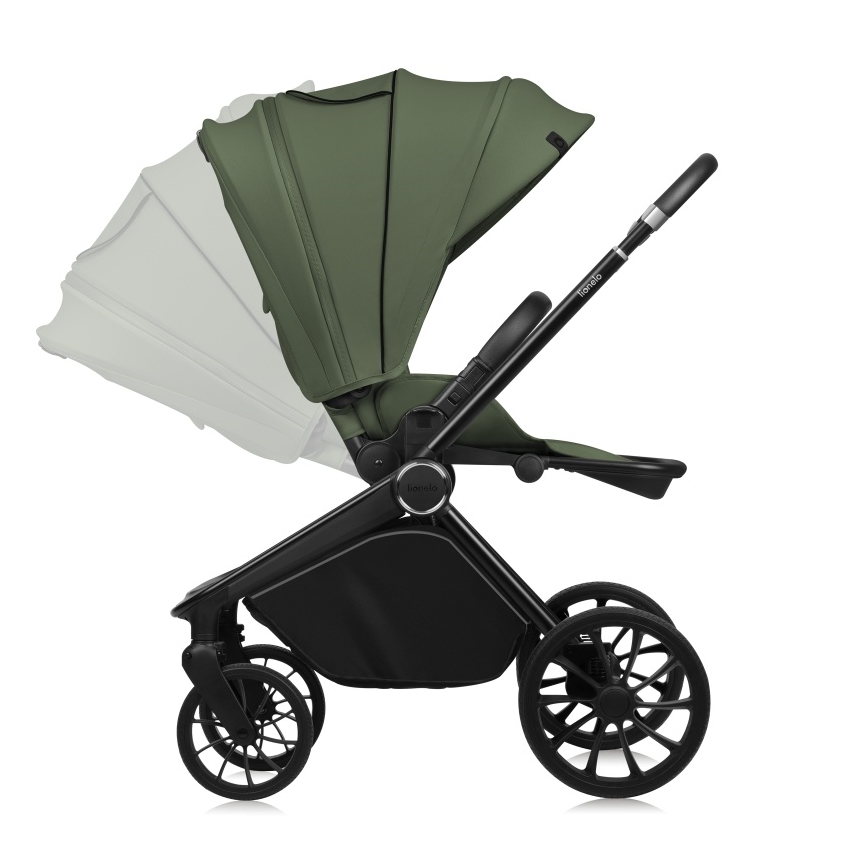 Lionelo - Cochecito deportivo MIKA PLUS Verde Oliva