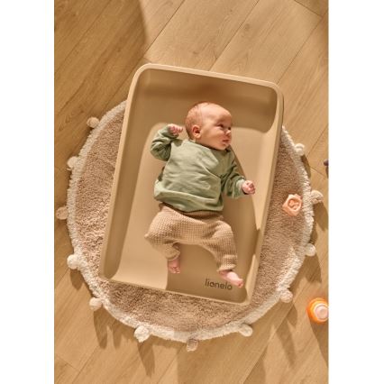 Lionelo - Colchoneta para cambiar pañales MEGS 49x70 cm beige arena