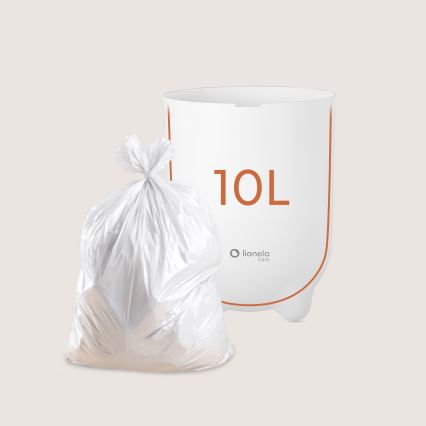 Lionelo - Cubo para pañales PUREBIN 10 l Blanco