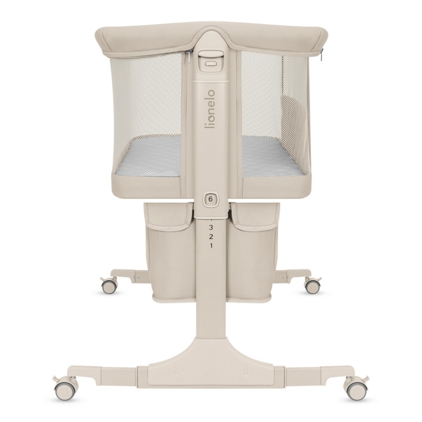 Lionelo - Cuna 3 en 1 para bebé JODIE Beige Cream