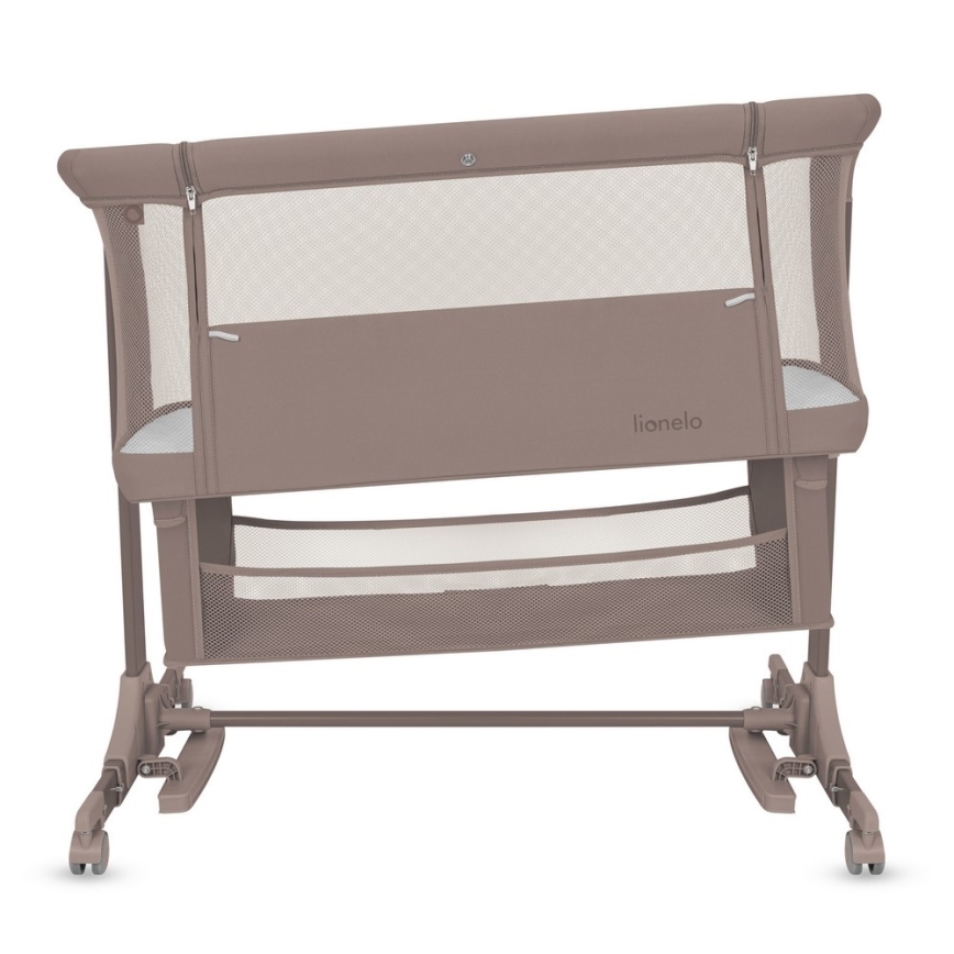 Lionelo - Cuna 3 en 1 para bebé JODIE beige taupe