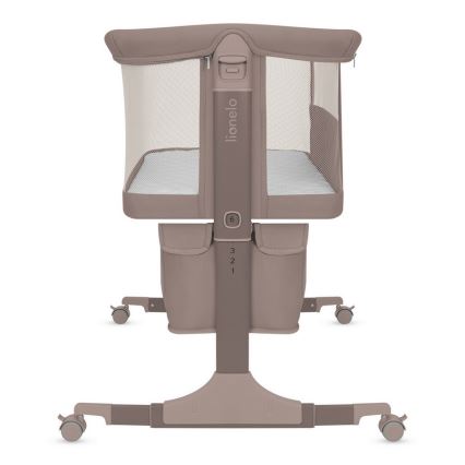 Lionelo - Cuna 3 en 1 para bebé JODIE beige taupe
