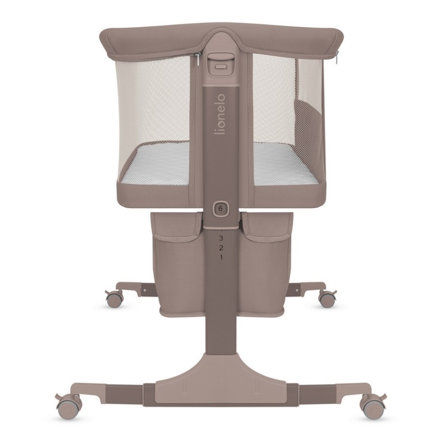 Lionelo - Cuna 3 en 1 para bebé JODIE beige taupe
