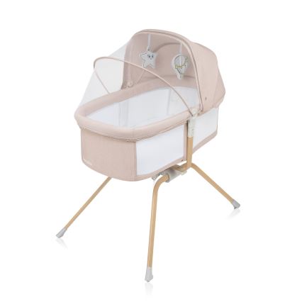 Lionelo - Cuna de viaje 3 en 1 MALIN EVO beige natural