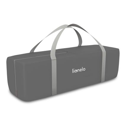 Lionelo - Cuna de viaje FLOWER Gris estilo escandinavo