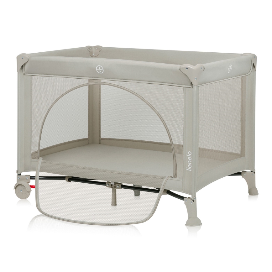 Lionelo - Cuna de viaje LAURA Arena beige