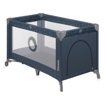 Lionelo - Cuna de viaje STEFI Azul Gris