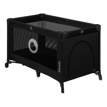 Lionelo - Cuna de viaje STEFI Black Carbon