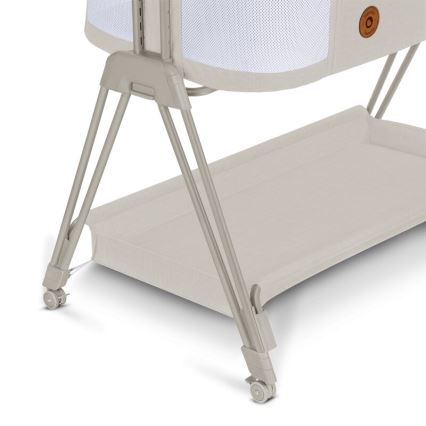 Lionelo - Cuna infantil 2 en 1 LUNA beige