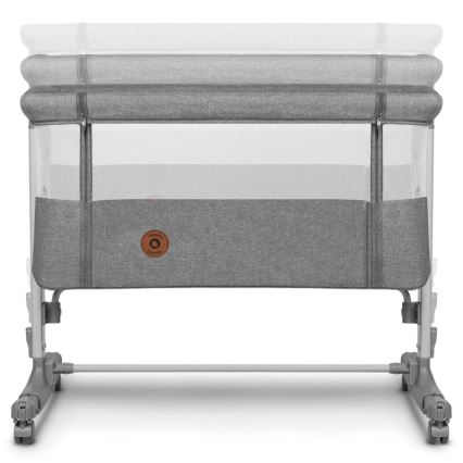 Lionelo - Cuna infantil 3 en 1 AURORA gris oscuro