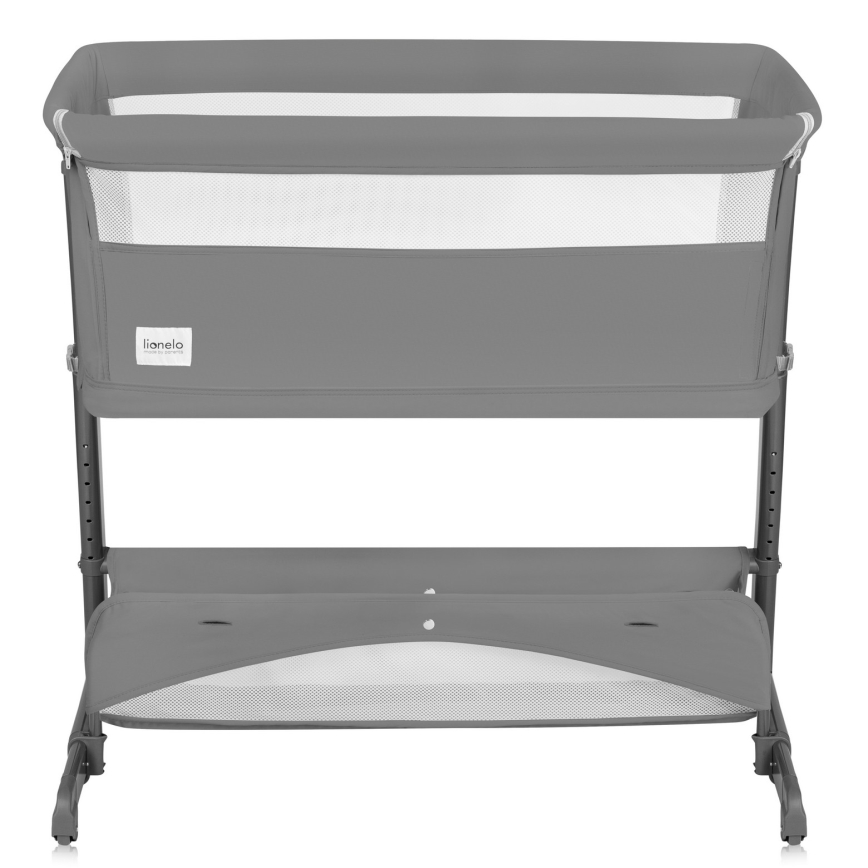 Lionelo - Cuna para bebé 5 en 1 THOMI PLUS Gris Hormigón