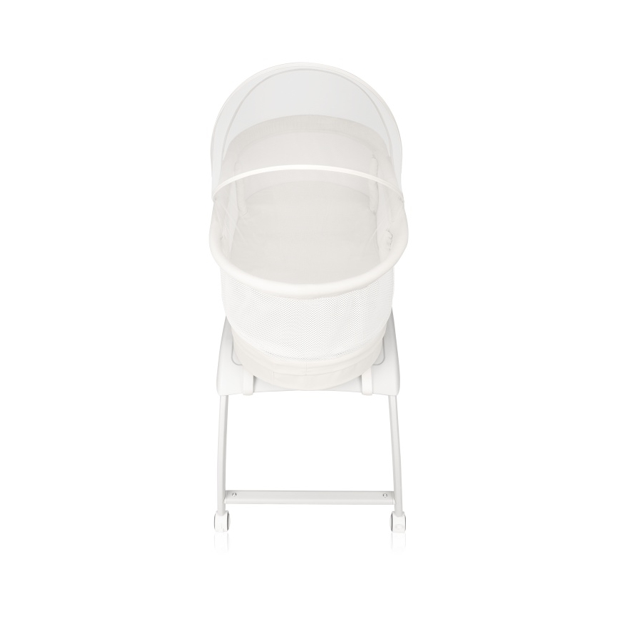 Lionelo - Cuna para bebé con báscula CORAL White