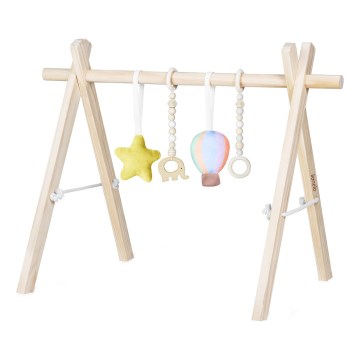 Lionelo - Gimnasio de madera para bebés ANIS