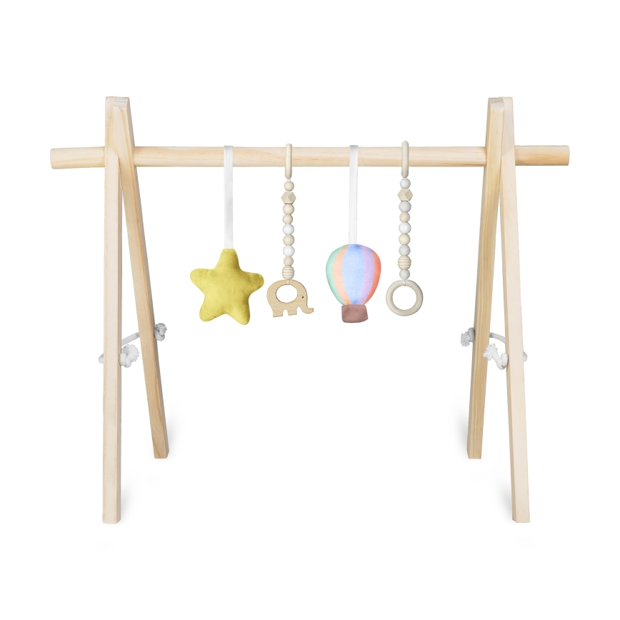Lionelo - Gimnasio de madera para bebés ANIS