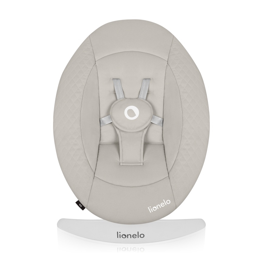 Lionelo - Mecedora infantil con melodía IRIS 4xAA Beige Sand