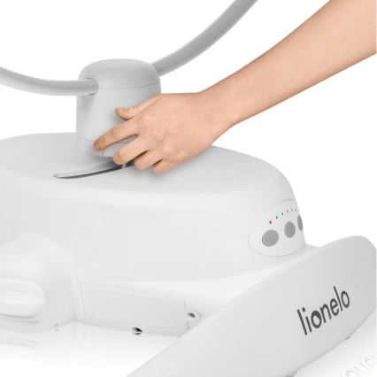 Lionelo - Mecedora infantil con melodía IRIS 4xAA Beige Sand