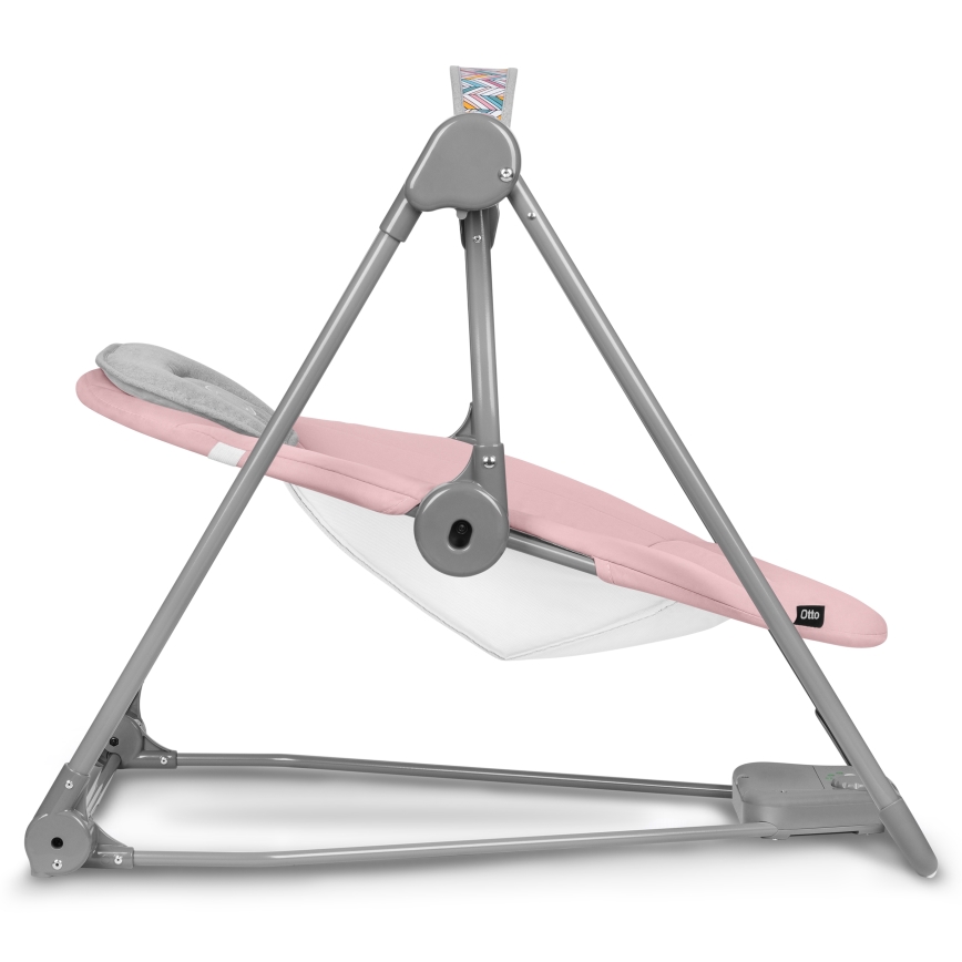 Lionelo - Mecedora infantil OTTO 4xLR14 Pink Baby