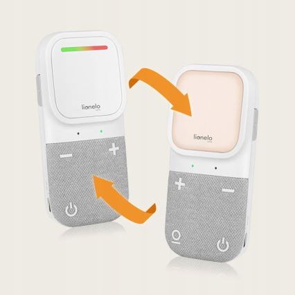Lionelo - Monitor de audio inalámbrico recargable para bebés BABYLINE 2.2 5V