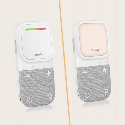 Lionelo - Monitor de audio inalámbrico recargable para bebés BABYLINE 2.2 5V