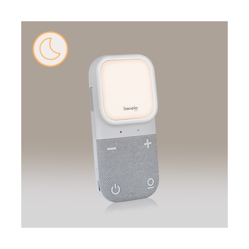 Lionelo - Monitor de audio inalámbrico recargable para bebés BABYLINE 2.2 5V