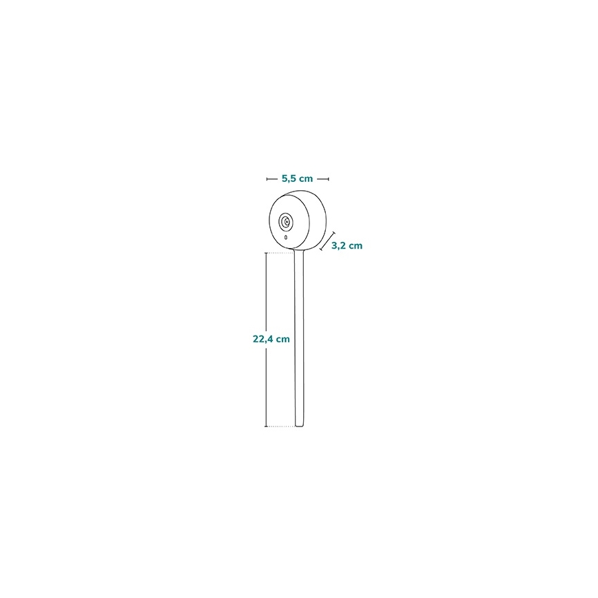Lionelo - Monitor inteligente para bebés BABYLINE SMART Wi-Fi Blanco