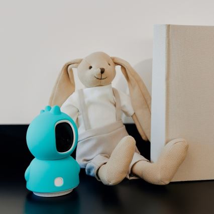 Lionelo - Monitor inteligente para bebés BABYLINE VIEW Wi-Fi 5V Blanco