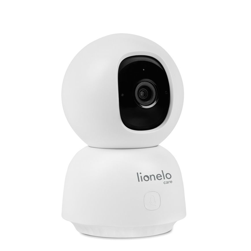 Lionelo - Monitor inteligente para bebés BABYLINE VIEW Wi-Fi 5V Blanco