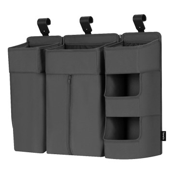 Lionelo - Organizador para cuna 3 en 1 SIDEPOCKET Gris