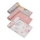 Lionelo - Pack de 3 muselinas de bambú 70x70 cm Leaf