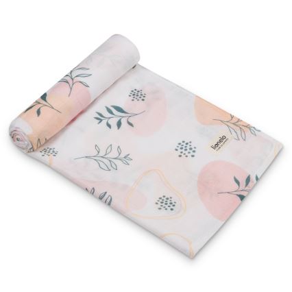 Lionelo - Pack de 3 muselinas de bambú 70x70 cm Leaf