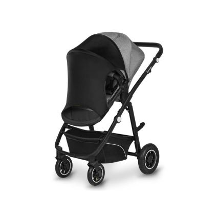 Lionelo - Parasol para cochecito SUN COVER Black Carbon