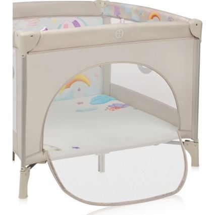Lionelo - Parque de juegos MILLE PLUS Gris beige