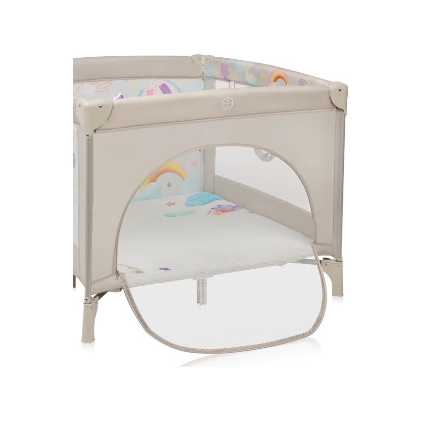 Lionelo - Parque de juegos MILLE PLUS Gris beige