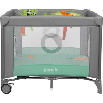 Lionelo - Parque de juegos MILLE PLUS Gris y Verde