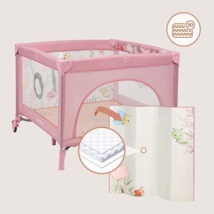 Lionelo - Parque de juegos MILLE PLUS Rosa