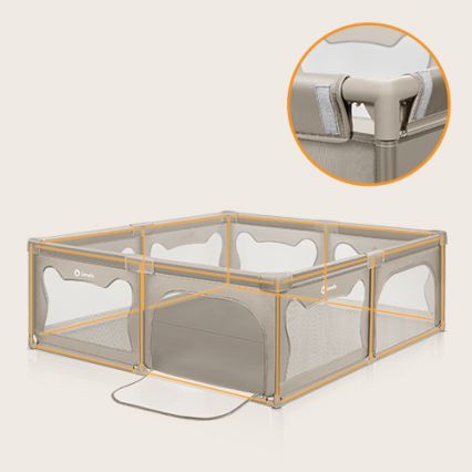 Lionelo - Parque de juegos WILLOW XL beige
