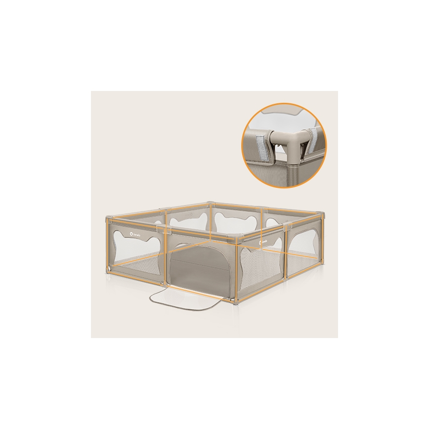 Lionelo - Parque de juegos WILLOW XL beige