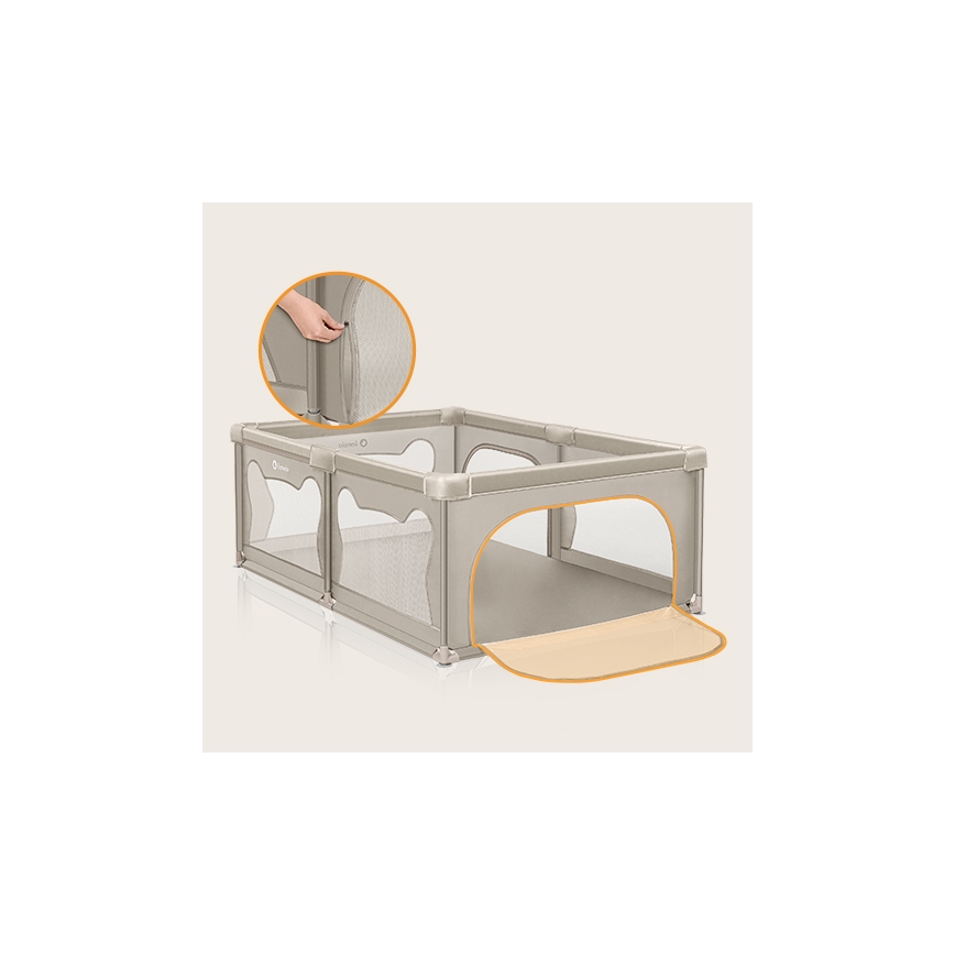 Lionelo - Parque infantil WILLOW beige