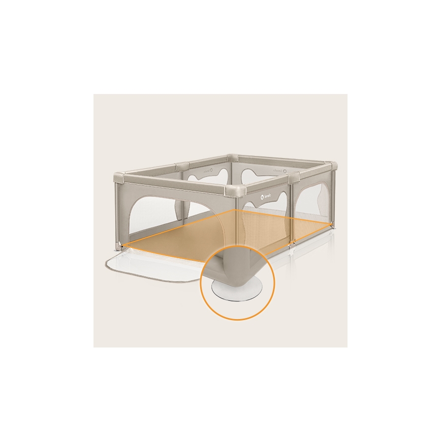 Lionelo - Parque infantil WILLOW beige
