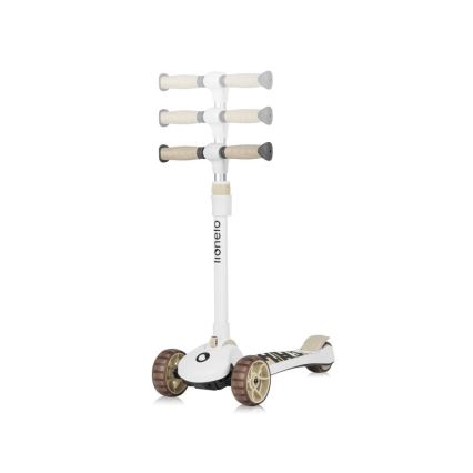 Lionelo - Patinete infantil 2 en 1 FRANKY blanco/beige