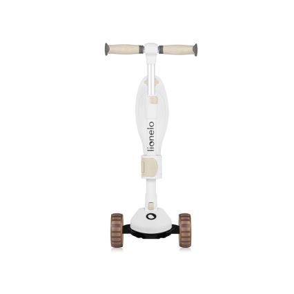 Lionelo - Patinete infantil 2 en 1 FRANKY blanco/beige