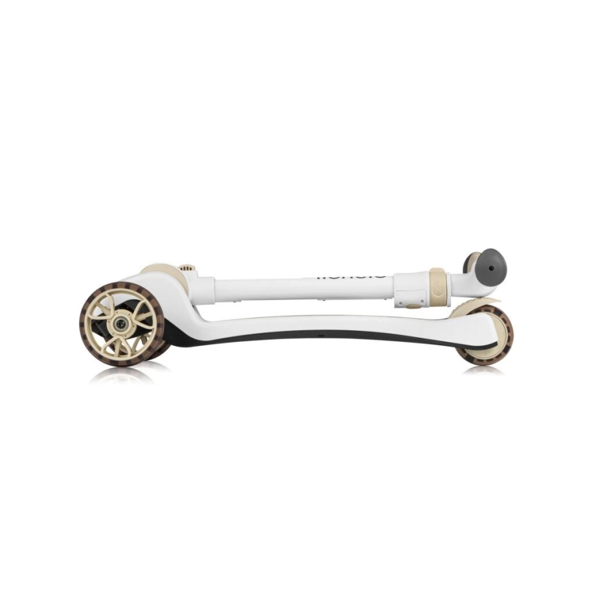 Lionelo - Patinete infantil 2 en 1 FRANKY blanco/beige