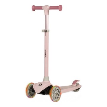 Lionelo - Patinete infantil JESSY 3xAA rosa