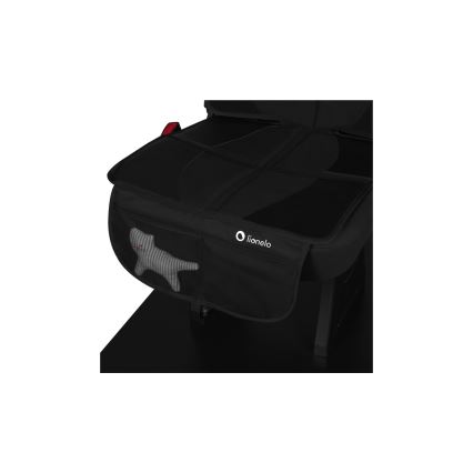 Lionelo - Protector para silla de coche infantil SIKKER Negro Carbono