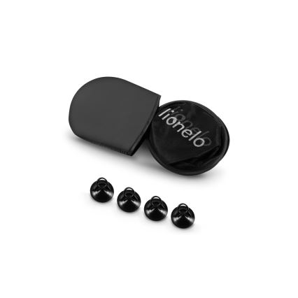 Lionelo - Protector solar con ventosa SUNSHADE, 2 unidades, negro