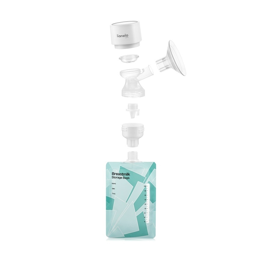 Lionelo - Extractor de leche materna eléctrico recargable FIDI ONE 5V 1000 mAh 180 ml